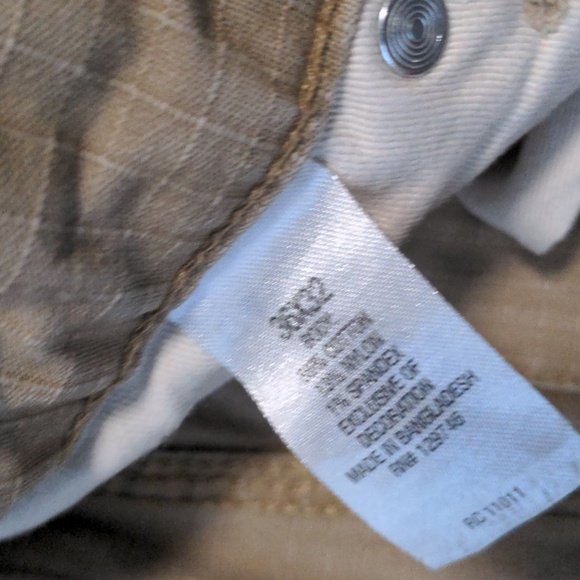 RIDGECUT Toughwear Men's Size 36x32 Tan Rugged Work Pants - Picture 2 of 11